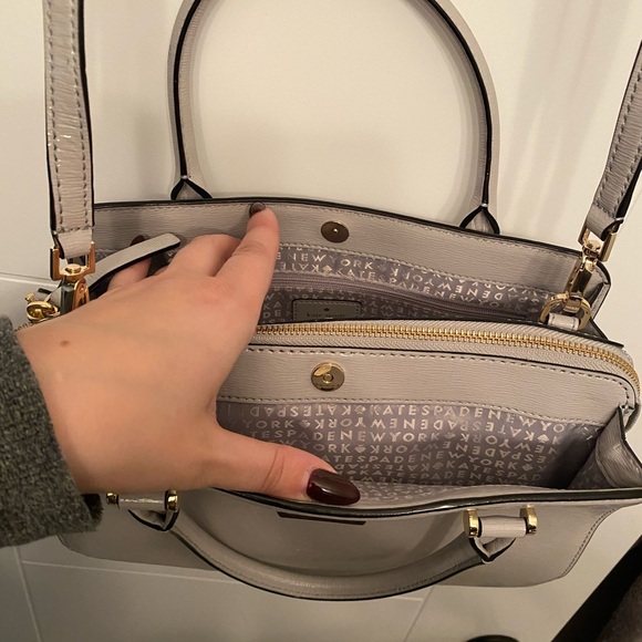 KATE SPADE- Patine Grey Bag - Picture 7 of 11